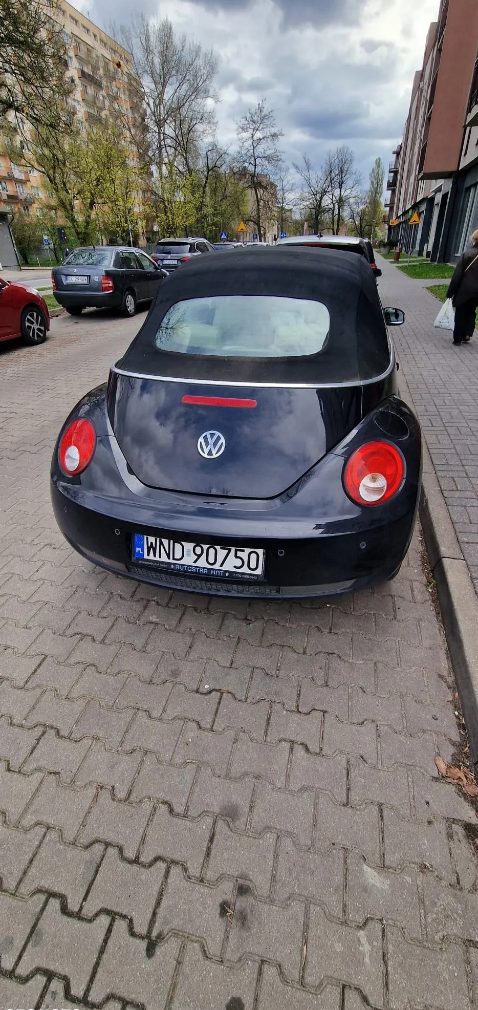 Volkswagen New Beetle cena 15500 przebieg: 209599, rok produkcji 2009 z Łódź małe 46